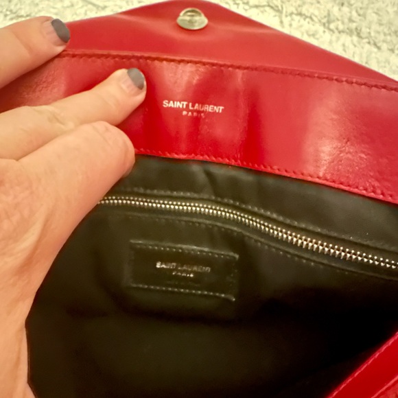 Yves Saint Laurent Scarlet Medium Lou Lou Bag - Picture 6 of 6